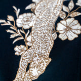 Leopard Embroidery Hoodie